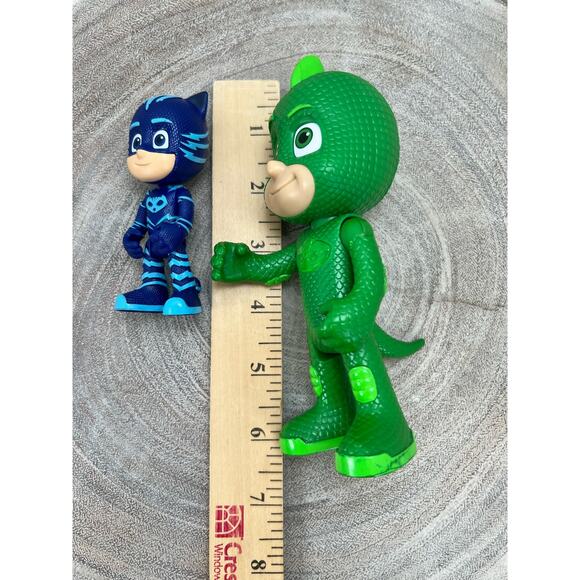 PJ Mask Superheroes Figures Cat Boy and Gecko Toy Lot - Picture 8 of 8